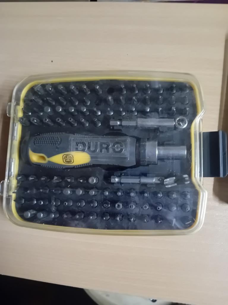Duro Schroevendraaierset met Bits - Uitgebreide Set, Doe-het-zelf en Verbouw, Gereedschap | Handgereedschap, Ophalen of Verzenden