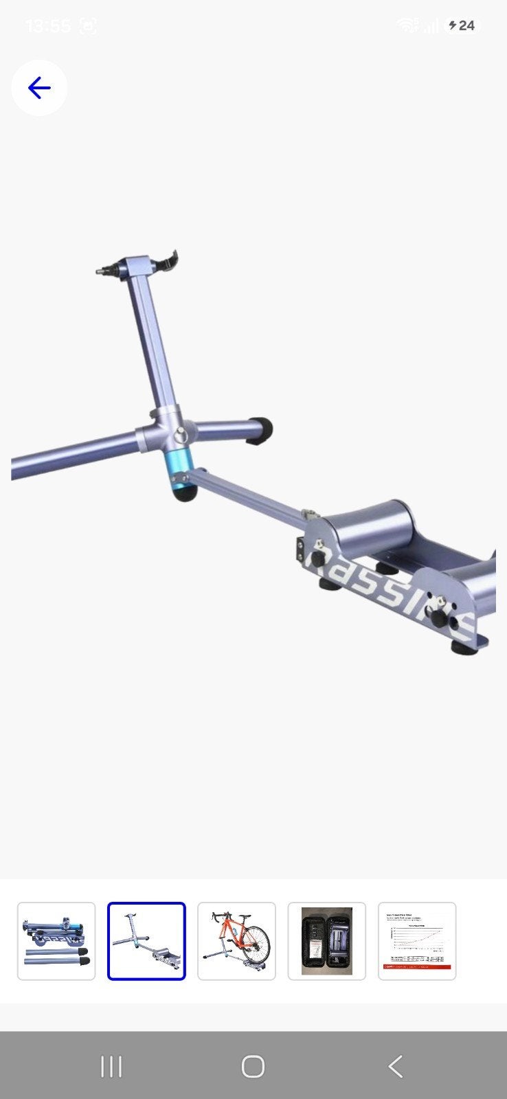 RASSINE Magnetische Fiets Trainer - Zo goed als nieuw, Sport en Fitness, Ophalen of Verzenden, Zo goed als nieuw, Overige typen
