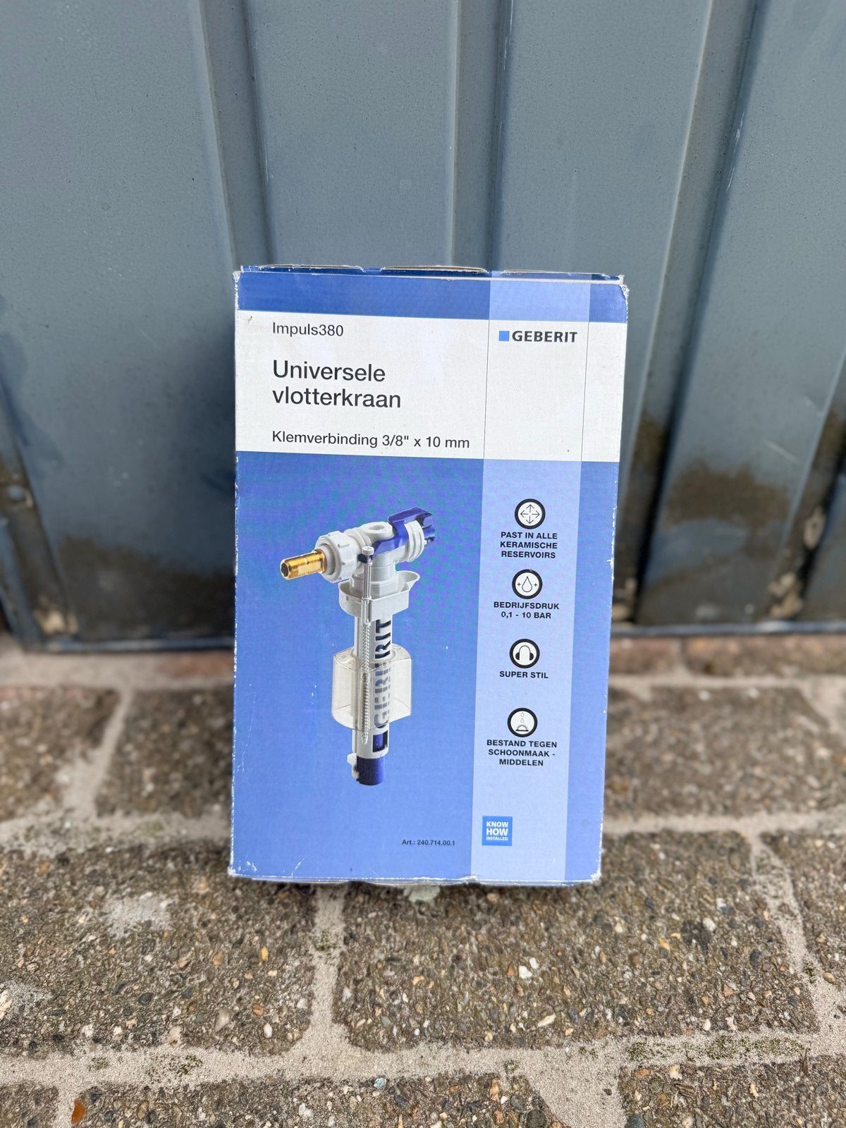 Geberit Impuls380 Universele Vlotterkraan, Ophalen, Nieuw, Kraan