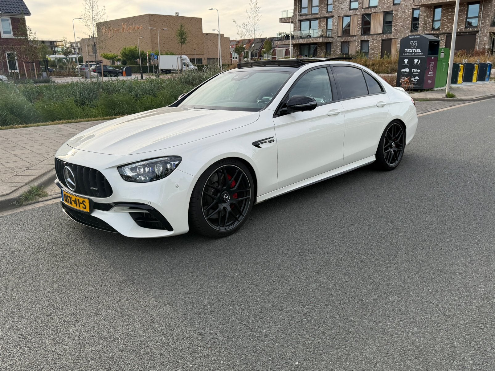 Mercedes-Benz E-Klasse E63 S AMG 612pk 4MATIC+ AMG, Auto's, Mercedes-Benz, Automaat, 12 cilinders, Wit, 612 pk