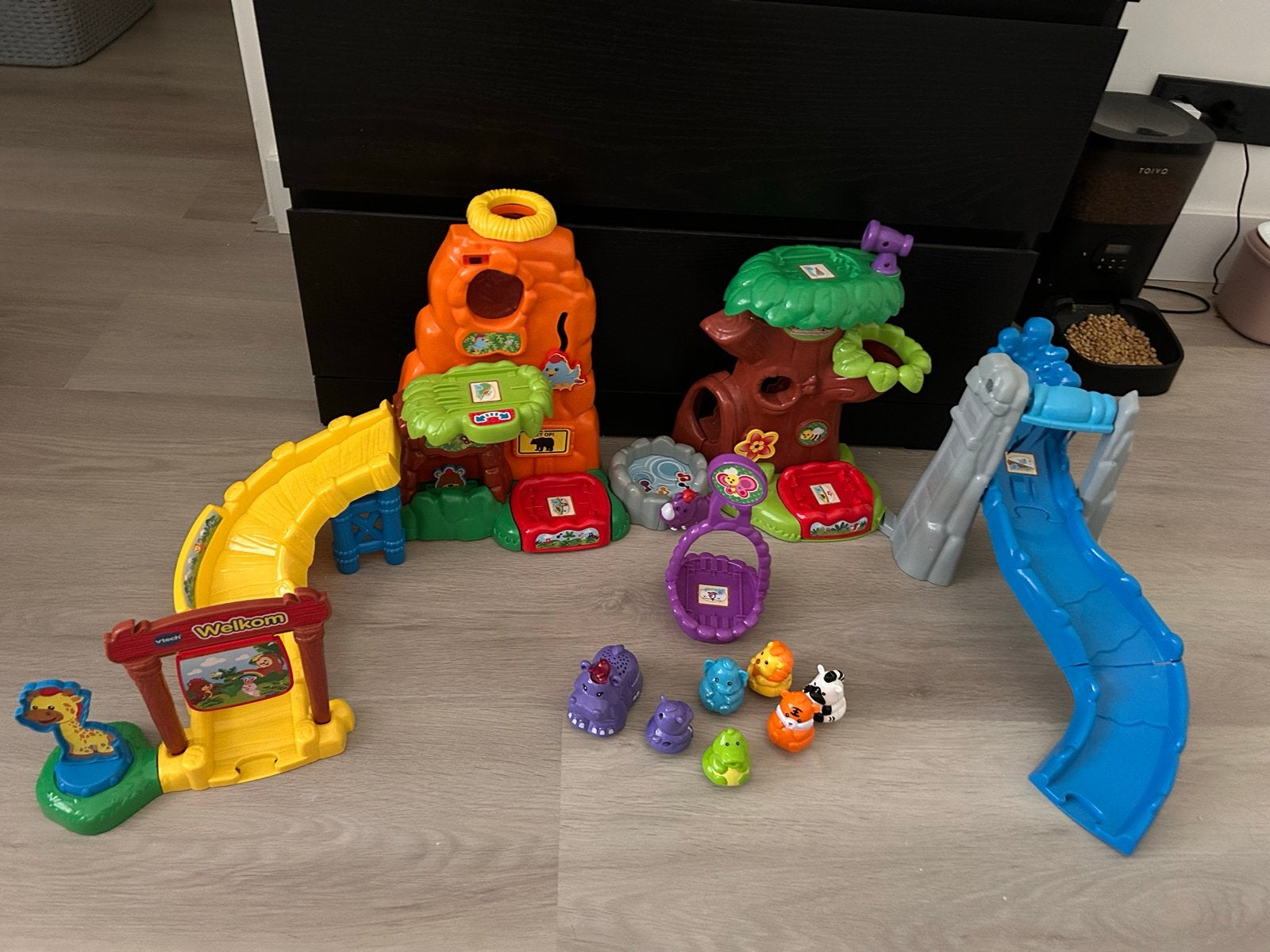 Vtech Zoef Zoef Dieren Avonturenjungle met Nellie Nijlpaard, Ophalen of Verzenden, Gebruikt, Jongen of Meisje