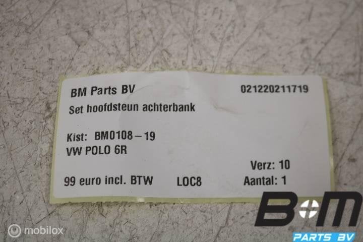 Set hoofdsteunen achterbank VW Polo 6R, Gebruikt