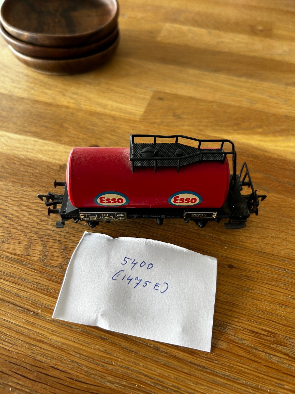 Fleischmann H0 5400 Esso Kesselwagen DB 581464 (1950-1960), Gebruikt, Gelijkstroom, Verzenden, Fleischmann