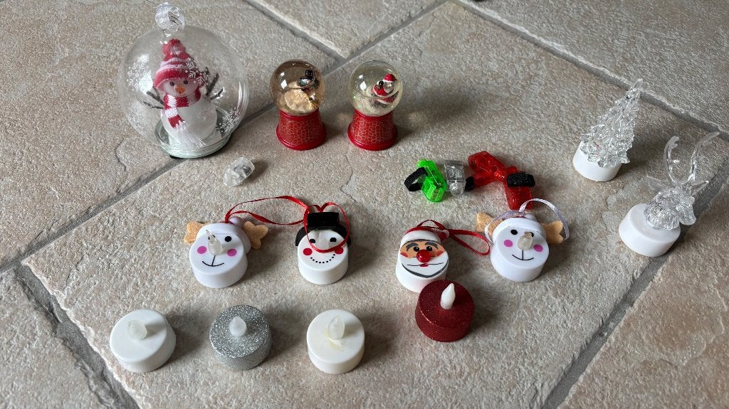 Kerst lampjes, lichtjes, led waxine lichtjes, Ophalen of Verzenden, Gebruikt