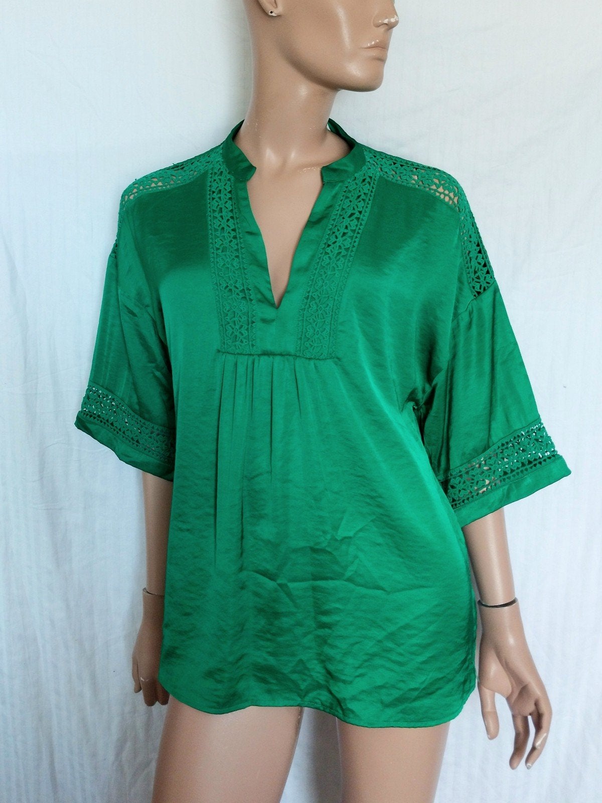NUKUS Blouse, Ophalen of Verzenden, Zo goed als nieuw, Maat 42/44 (L), Groen