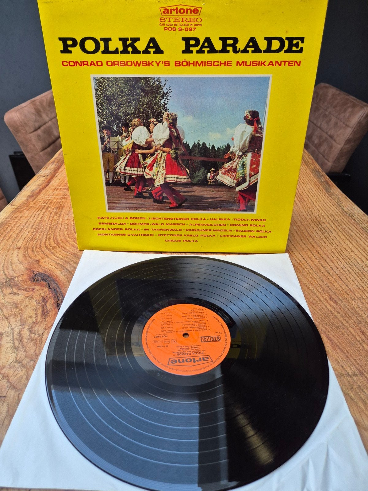 Polka Parade - Conrad Orsowsky's Böhmische Musikanten LP, Ophalen of Verzenden, Gebruikt, 12 inch
