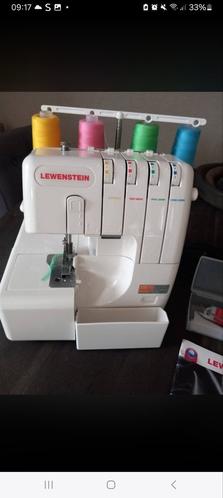 lewenstein multilock 700de, Ophalen, Zo goed als nieuw, Lockmachine, Lewenstein