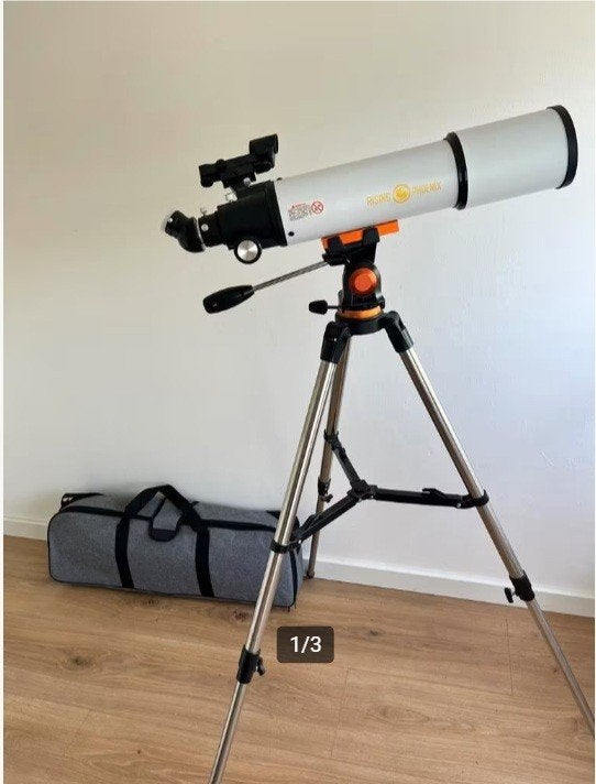 Telescoop 625x Zoom incl 6 lenzen en Filterset Sterrenkijker, Ophalen of Verzenden, Zo goed als nieuw, Minder dan 80 mm, Met statief