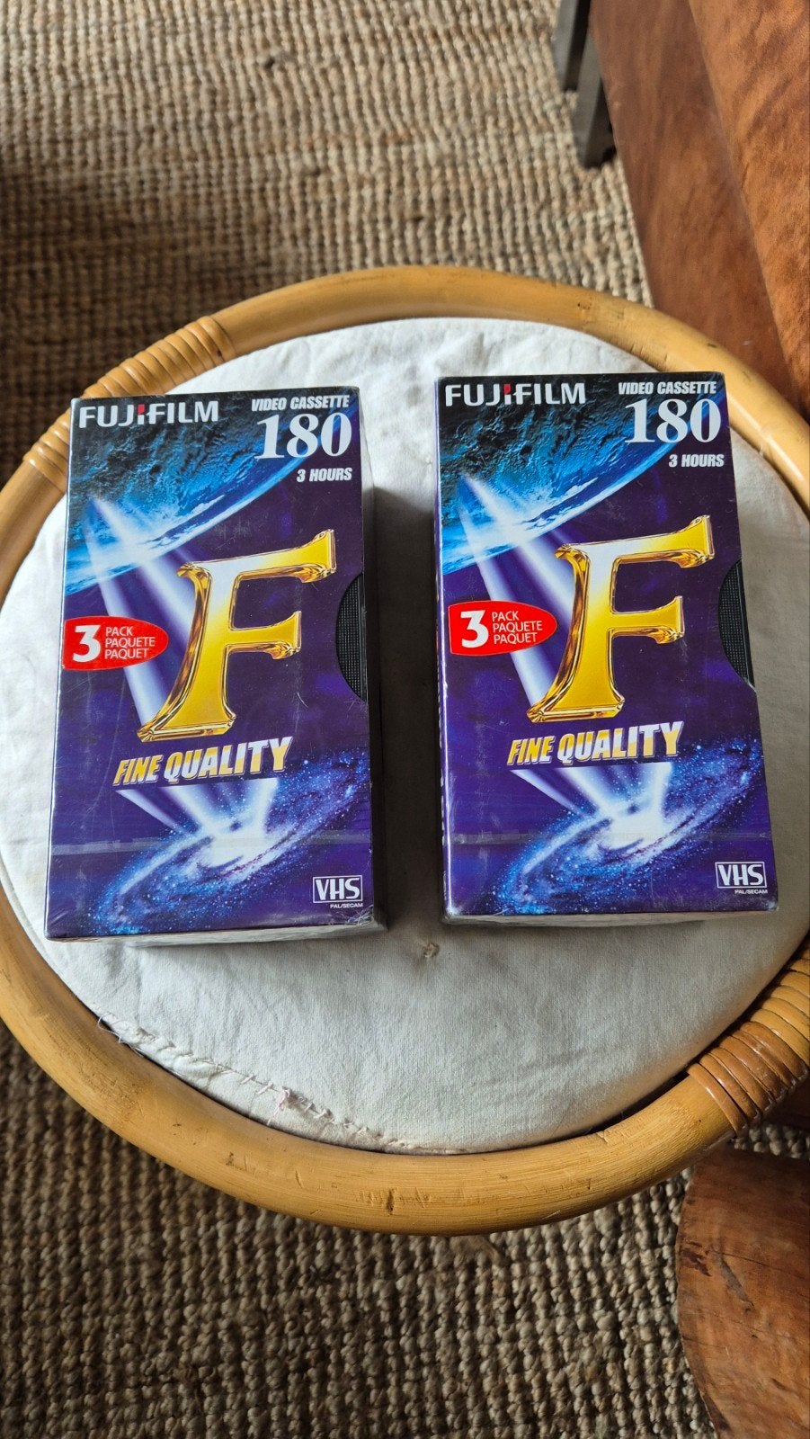 6 nieuwe FujiFilm FE-180 VHS videobanden in seal, Boxset, Alle leeftijden, Overige genres, Ophalen of Verzenden