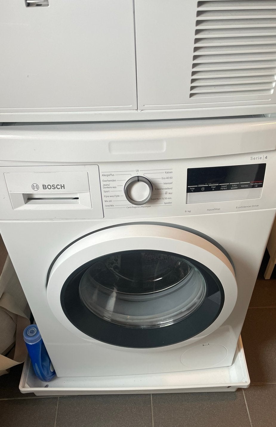 Wasmachine en droger van Bosch, serie 4., Witgoed en Apparatuur, Wasmachines, Ophalen, 1200 tot 1600 toeren, Minder dan 85 cm