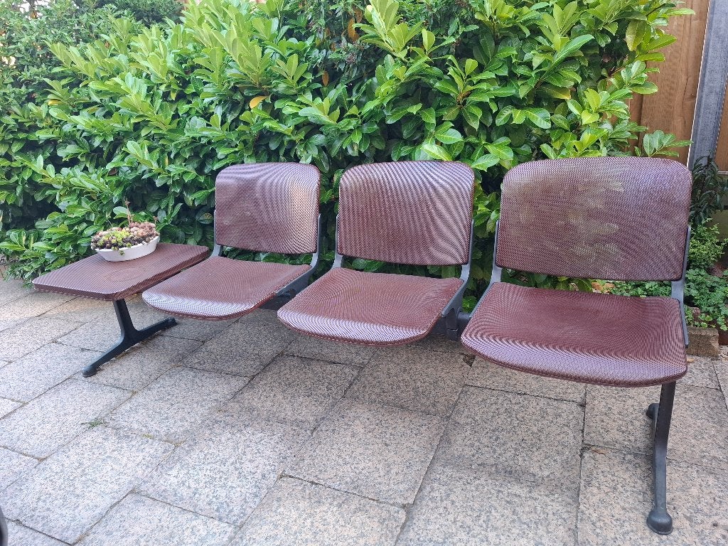 Metalen tuinbank, Ophalen, Gebruikt, Metaal
