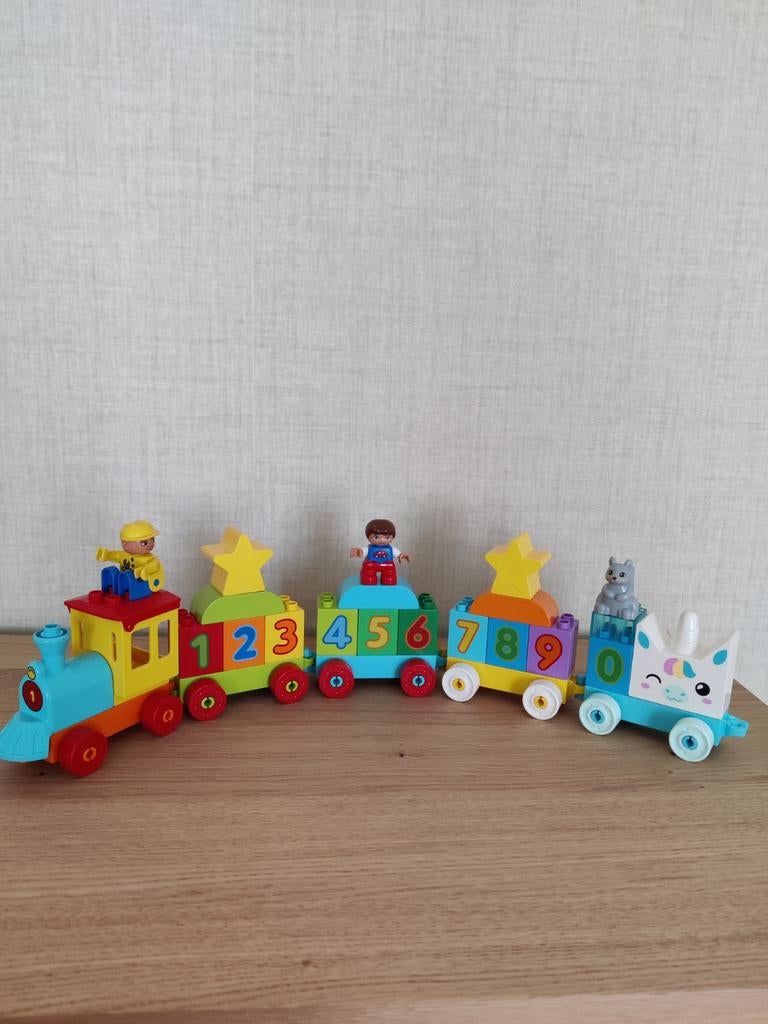 Duplo getallen trein, Ophalen of Verzenden, Zo goed als nieuw, Duplo