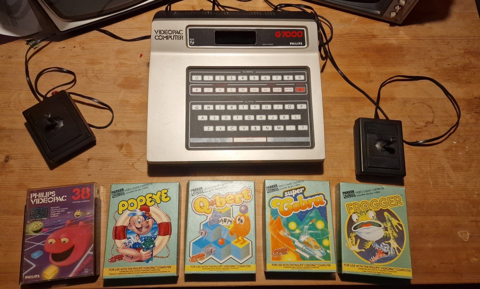 Philips Videopac G7000 met spellen, Spelcomputers en Games, Ophalen of Verzenden, Gebruikt