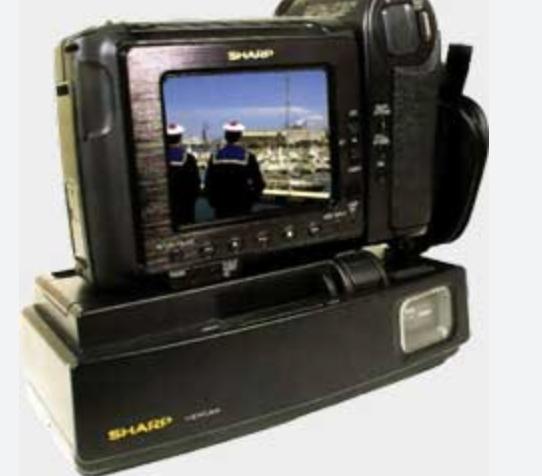 Sharp VL H410 video 8 camera/speler/scherm, Ophalen of Verzenden, 8mm