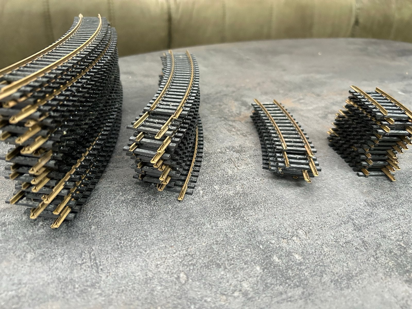 Fleischmann H0 bochten rails set jaren '70, Ophalen of Verzenden, Gebruikt, Rails, Fleischmann