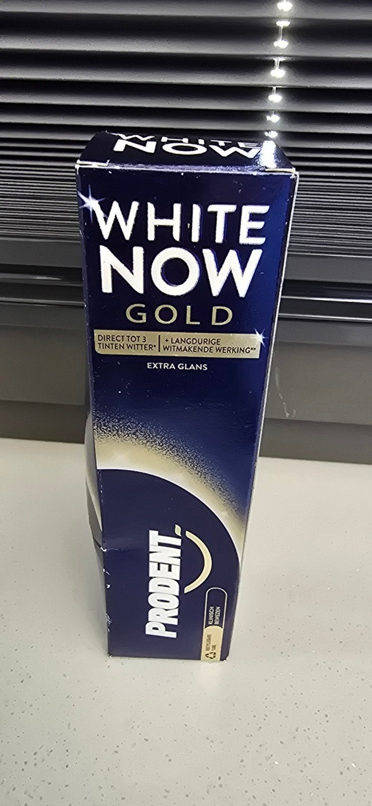 Prodent White Now Gold Tandpasta - Direct 3 tinten witter, Sieraden, Tassen en Uiterlijk, Uiterlijk | Mondverzorging, Ophalen of Verzenden