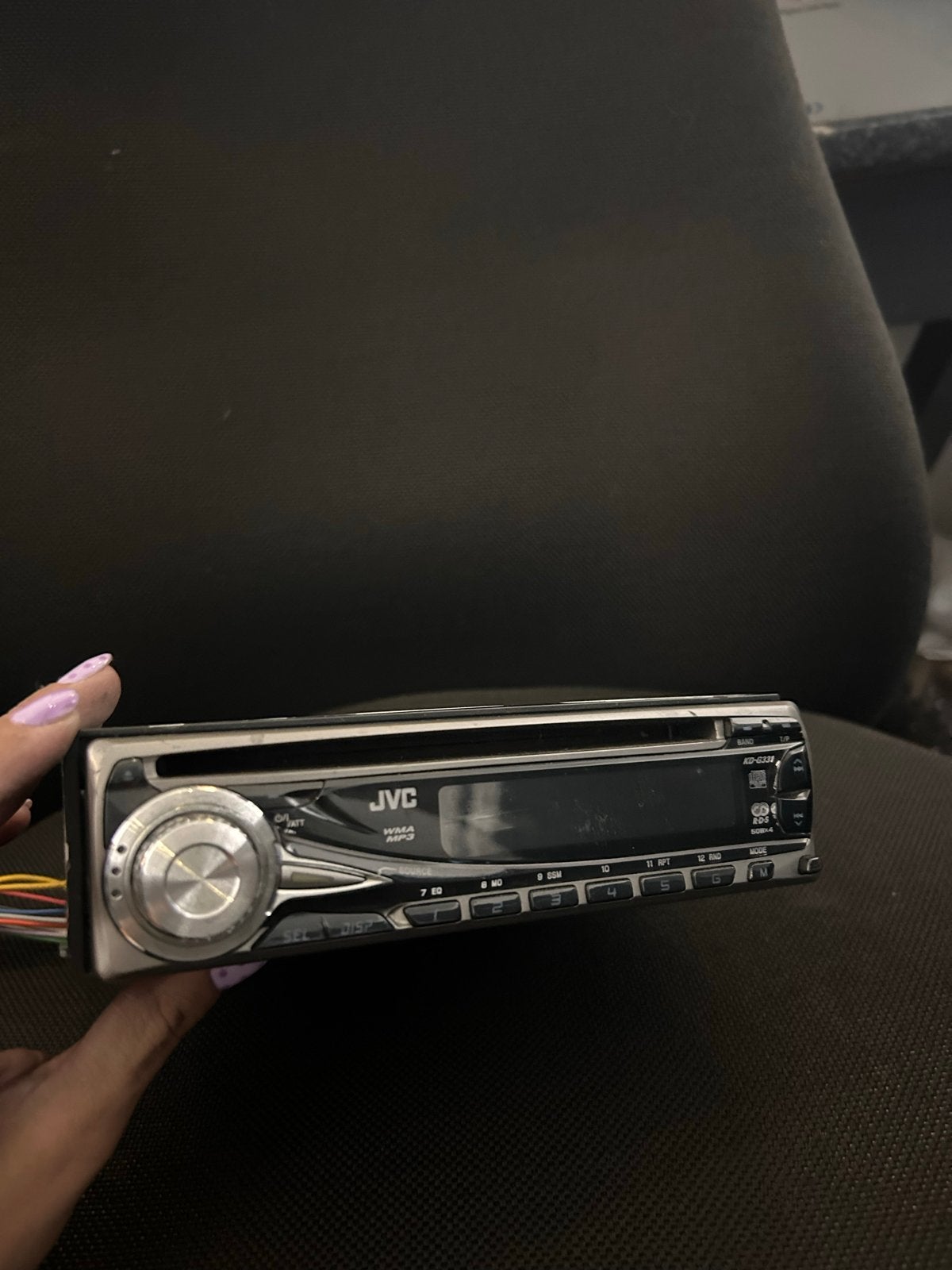 JVC KD-G331 CD-ontvanger autoradio, Auto diversen, Autoradio's, Ophalen of Verzenden, Gebruikt