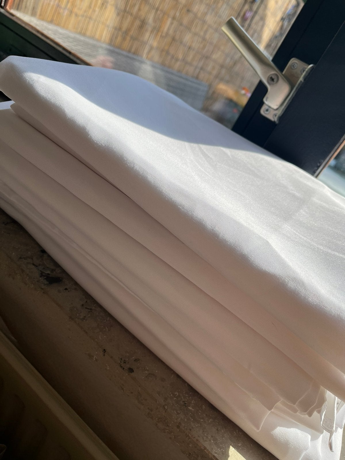 10 witte tafelkleden, Ophalen of Verzenden, Zo goed als nieuw, Eenpersoons