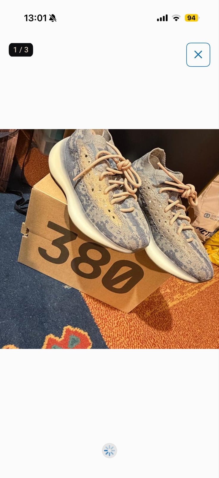 Yeezy Boost 380 FX9764 - Zo goed als nieuw, Ophalen, Zo goed als nieuw, Overige kleuren, Sneakers of Gympen