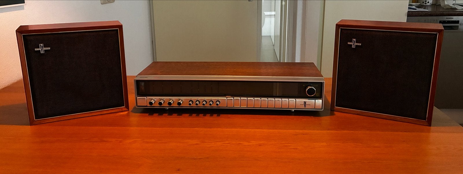 Philps 702 Receiver met Speakers en Bluetooth, Audio, Tv en Foto, Stereo-sets, Ophalen, Philips, Gebruikt, Tuner of Radio