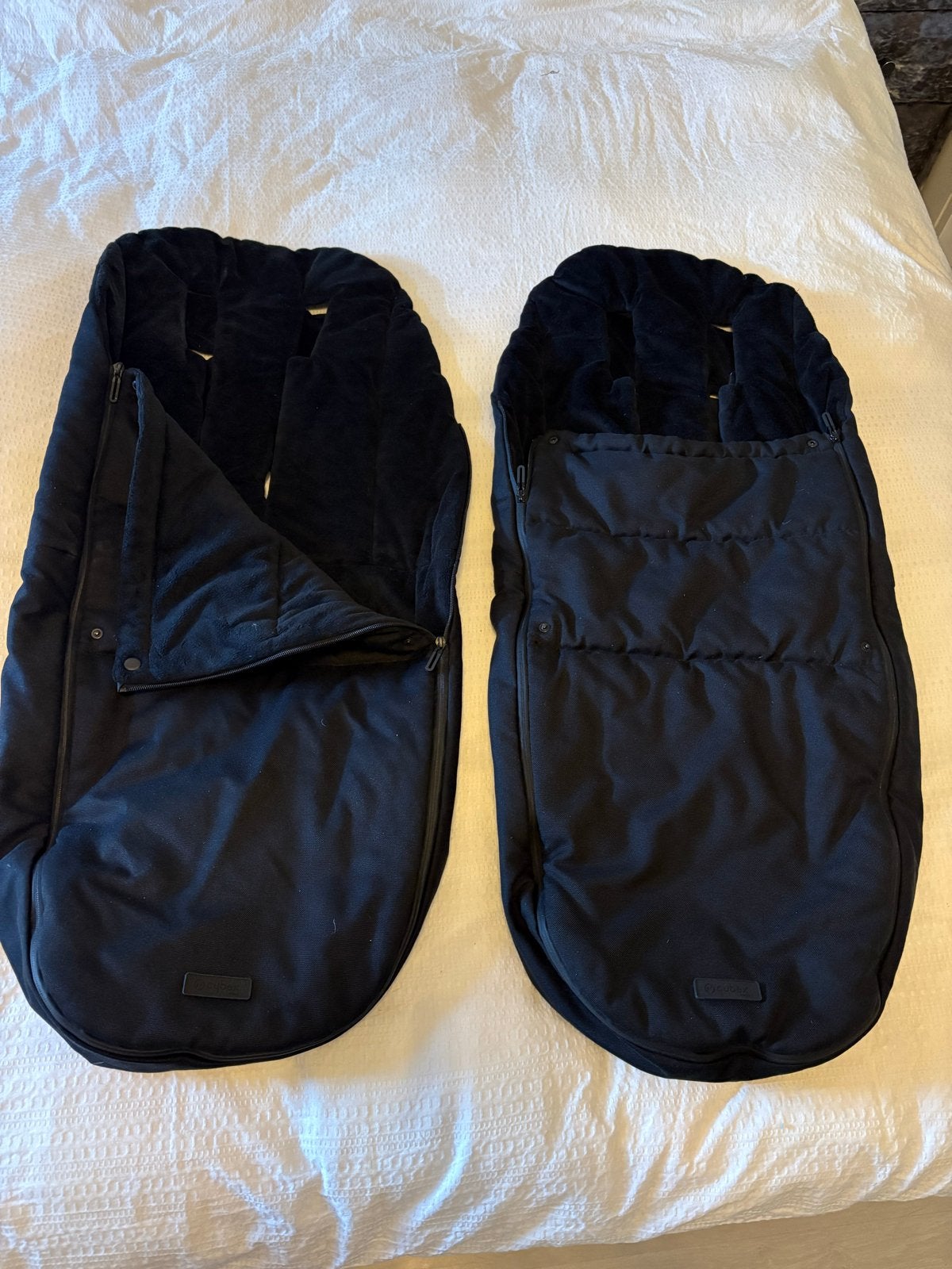 2x Cybex Gold voetenzak - zwart, Ophalen of Verzenden, Zo goed als nieuw, Overige merken