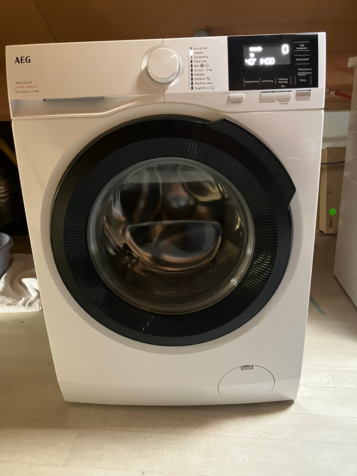 AEG 6000 EXCLUSIV wasmachine, Ophalen, Handwasprogramma, Zo goed als nieuw, Voorlader
