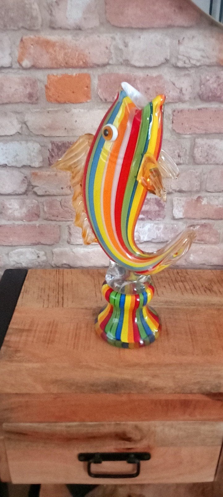 Murano Glas:Hele Grote 40cm Vis Beeld♥️SALE VERKOOP♥️, Ophalen of Verzenden, Nieuw, Dier