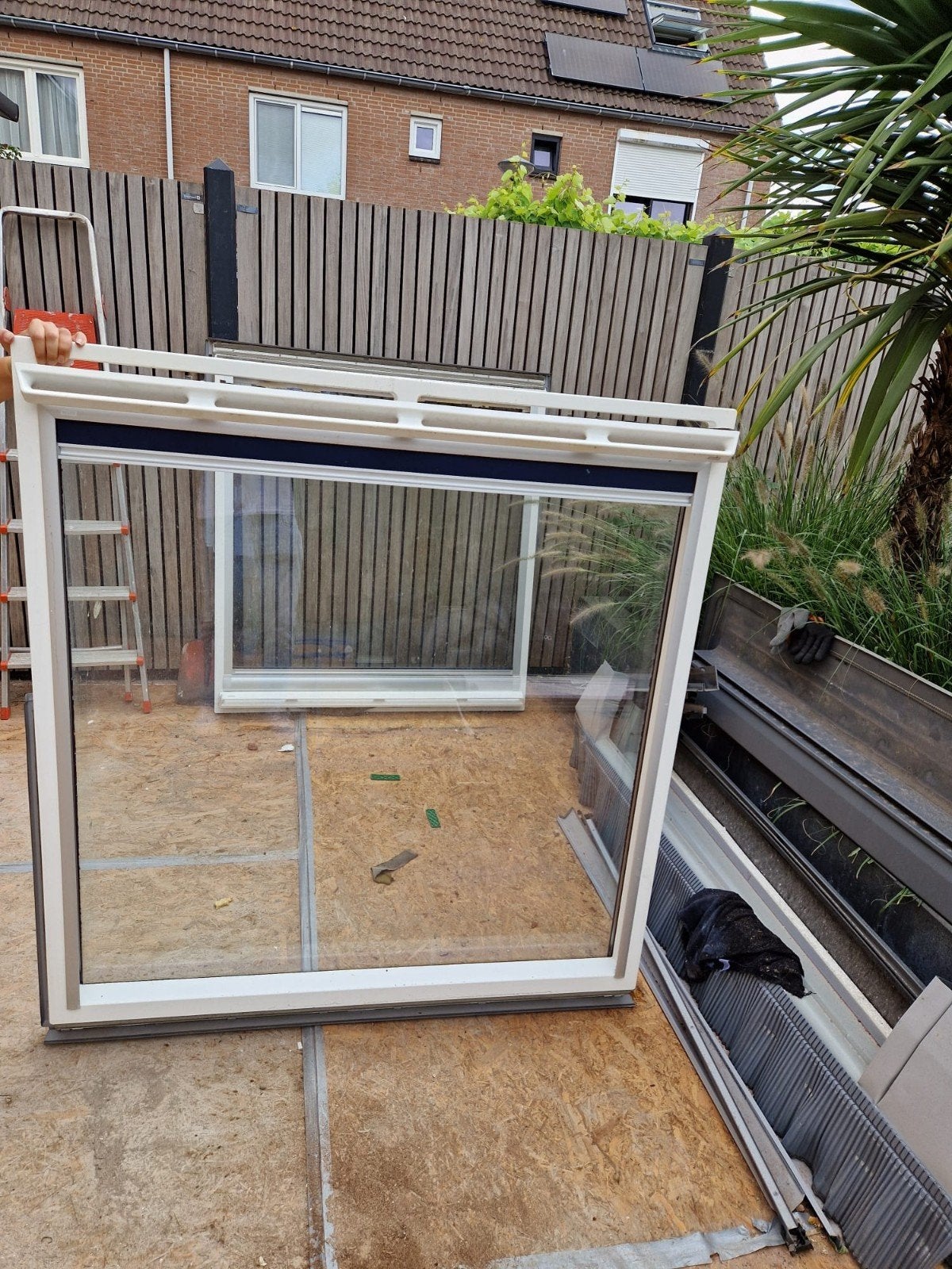 Velux GGU U08 - Kunststof draaikiepraam compleet, Ophalen, Gebruikt, 120 tot 160 cm, Dubbelglas