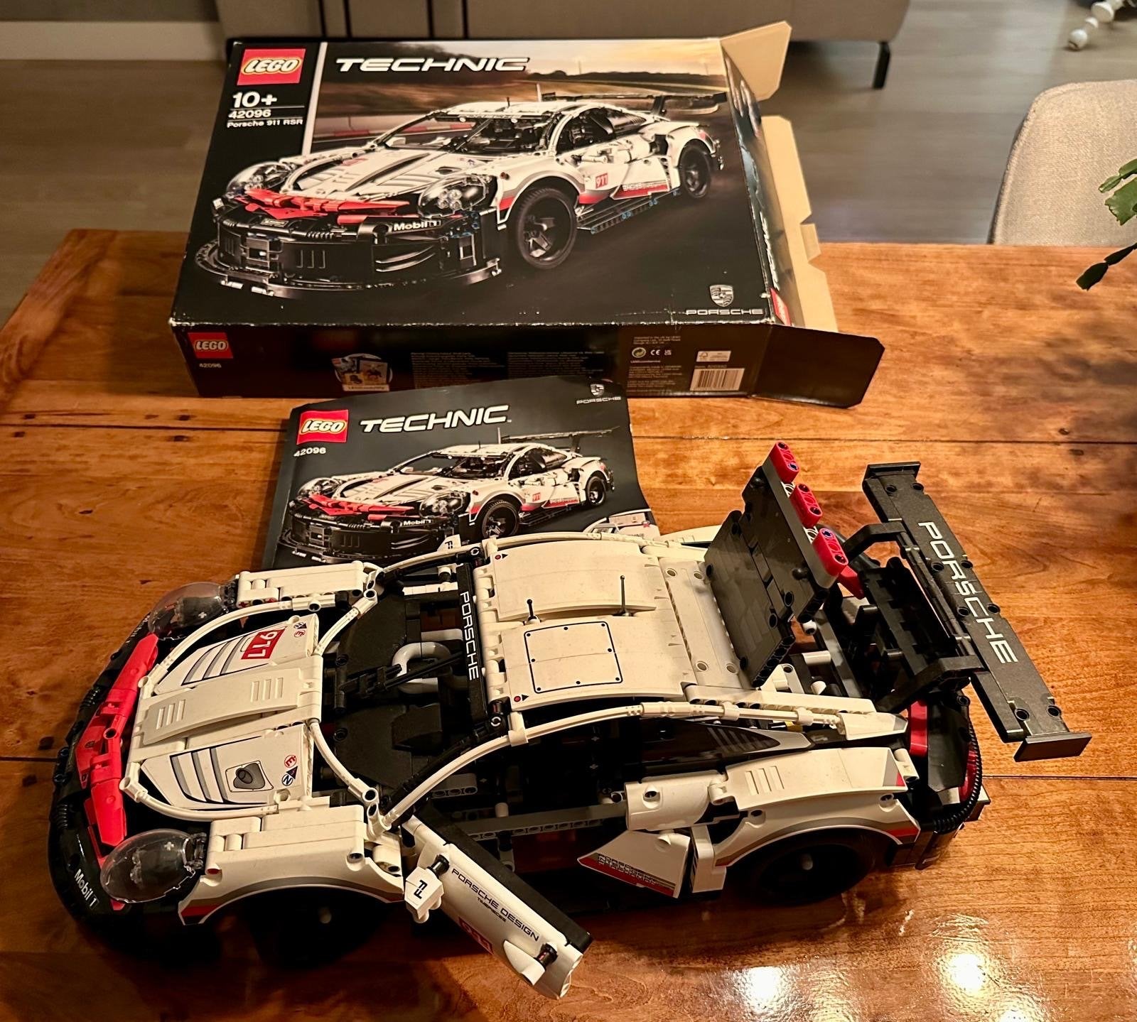 LEGO Technic Porsche 911 RSR (42096) - Zo goed als nieuw, Ophalen of Verzenden, Zo goed als nieuw, Overige merken