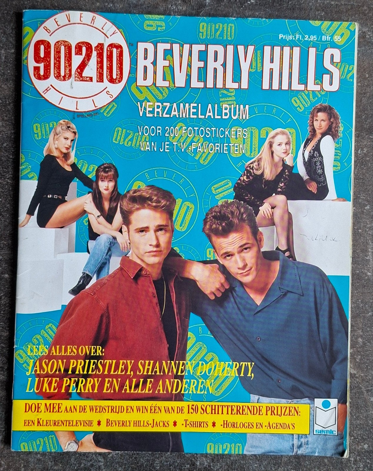 Beverly Hills verzamelalbum voor 220 fotostickers 1992, Ophalen of Verzenden, Overige typen