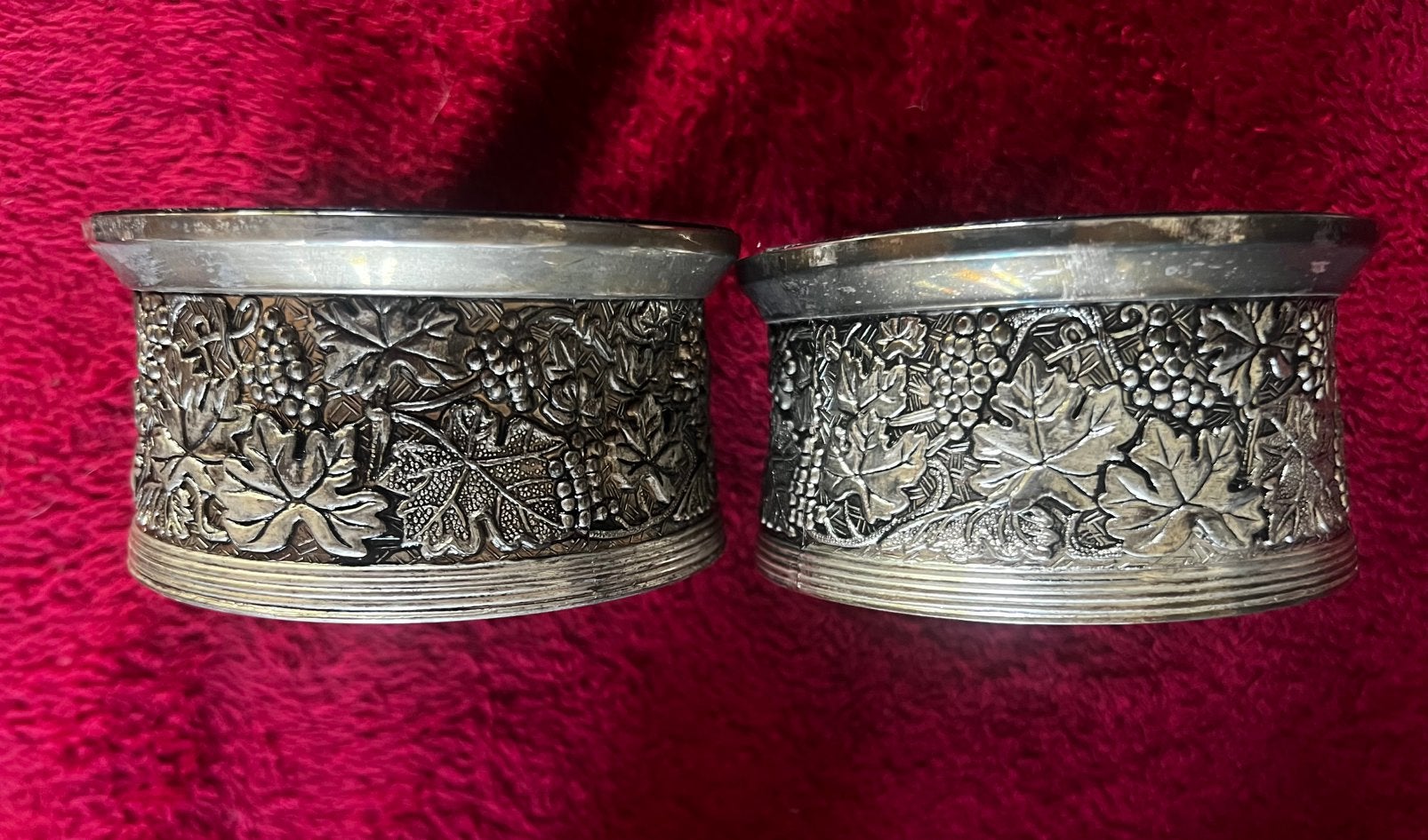 Twee mooie vintage wijnfles houders frankrijk, Ophalen of Verzenden