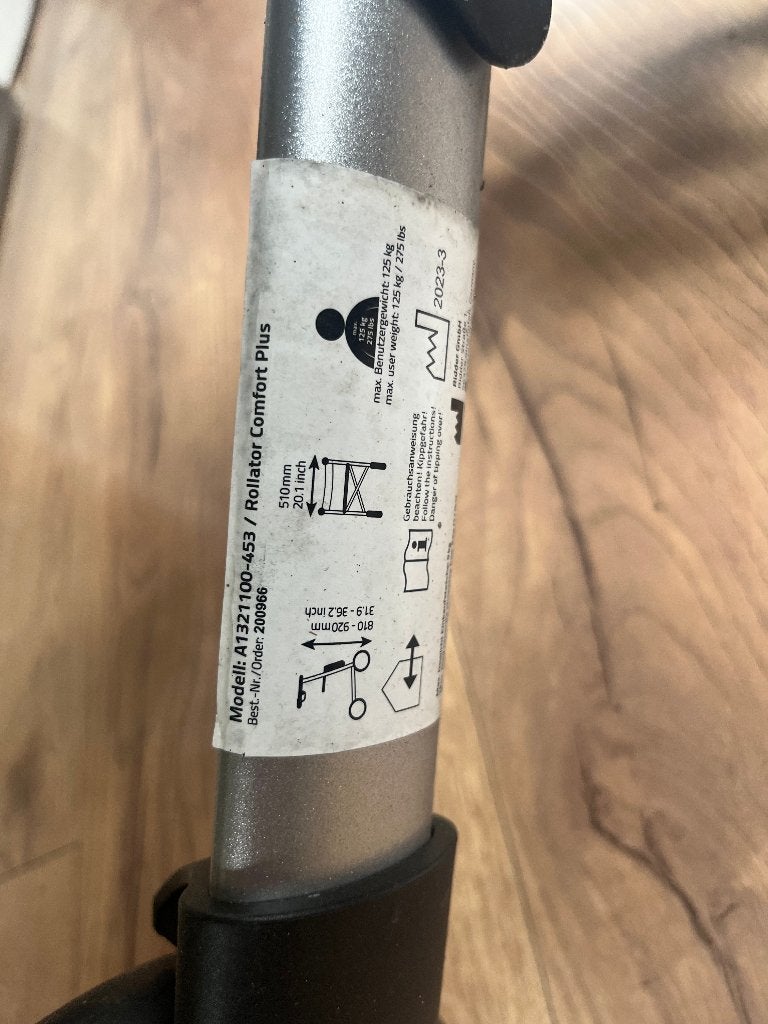 Rollator Comfort Plus 50euro, Diversen, Ophalen, Opvouwbaar, Zo goed als nieuw