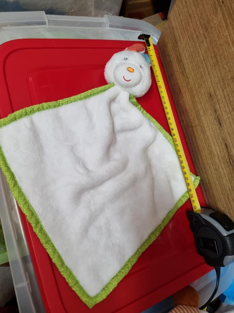 Action knuffel konijn doekje rammelaar in hoofd nr 22, Kinderen en Baby's, Speelgoed | Knuffels en Pluche, Ophalen of Verzenden