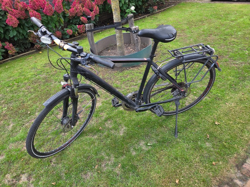 Cube Herenfiets, Met versnellingen, Gebruikt, Versnellingen, Schijfrem, 53 tot 57 cm