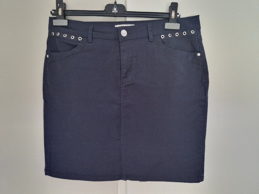 Rok merk Morgan, Blauw, Maat 42/44 (L), Nieuw, Onder de knie