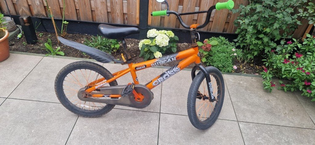 kinderfiets vaste prijs € 20,-, Ophalen, Terugtraprem, Gebruikt, Minder dan 16 inch