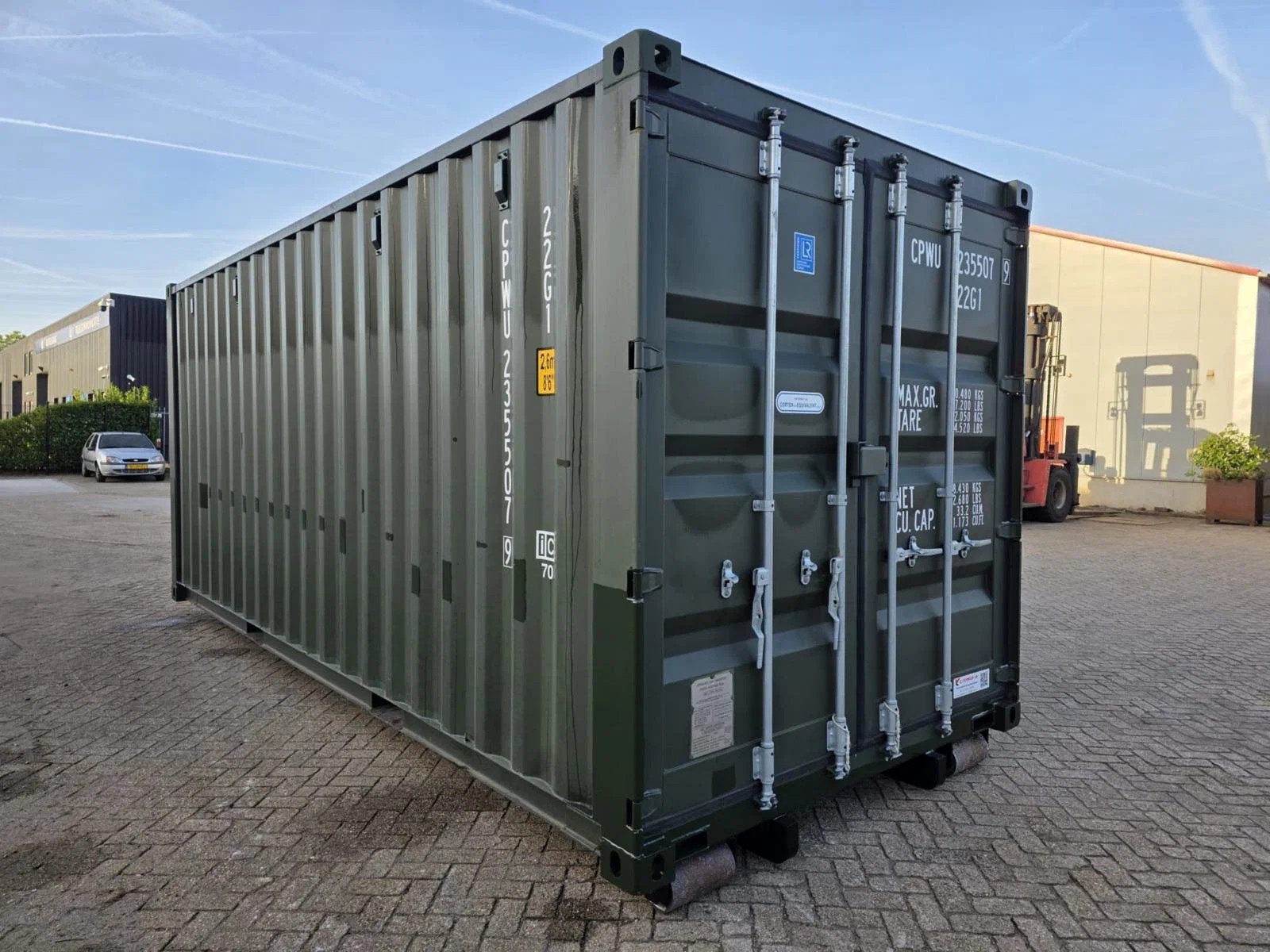 VERNOOY Vernooy 20FT 8.6 235507 NIEUW / ONE WAY MET SLEDE, Vernooy Containers B.V., Dave@vernooy.nl, Kellensedwarsweg 9
4004 JC  Tiel, NL
