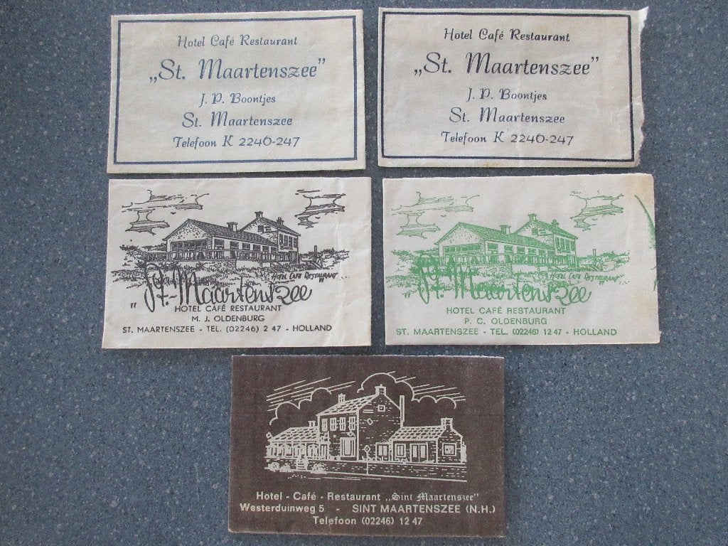 5 x St. Maartenszee, hotel-café-rest. St. Maartenszee, Verzenden, Nederland