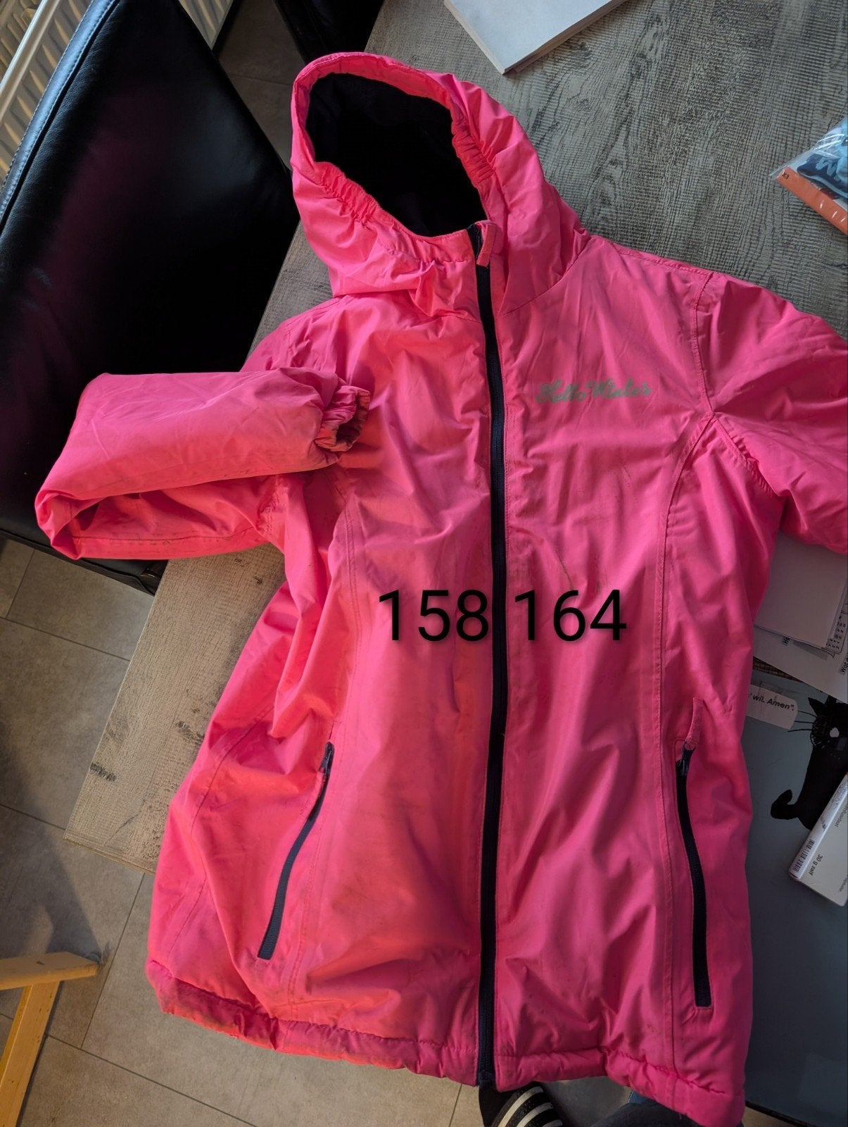 Zo goed als nieuwe roze winterjas, Kleding | Dames, Maat 42/44 (L), Ophalen of Verzenden, Roze, Onbekend