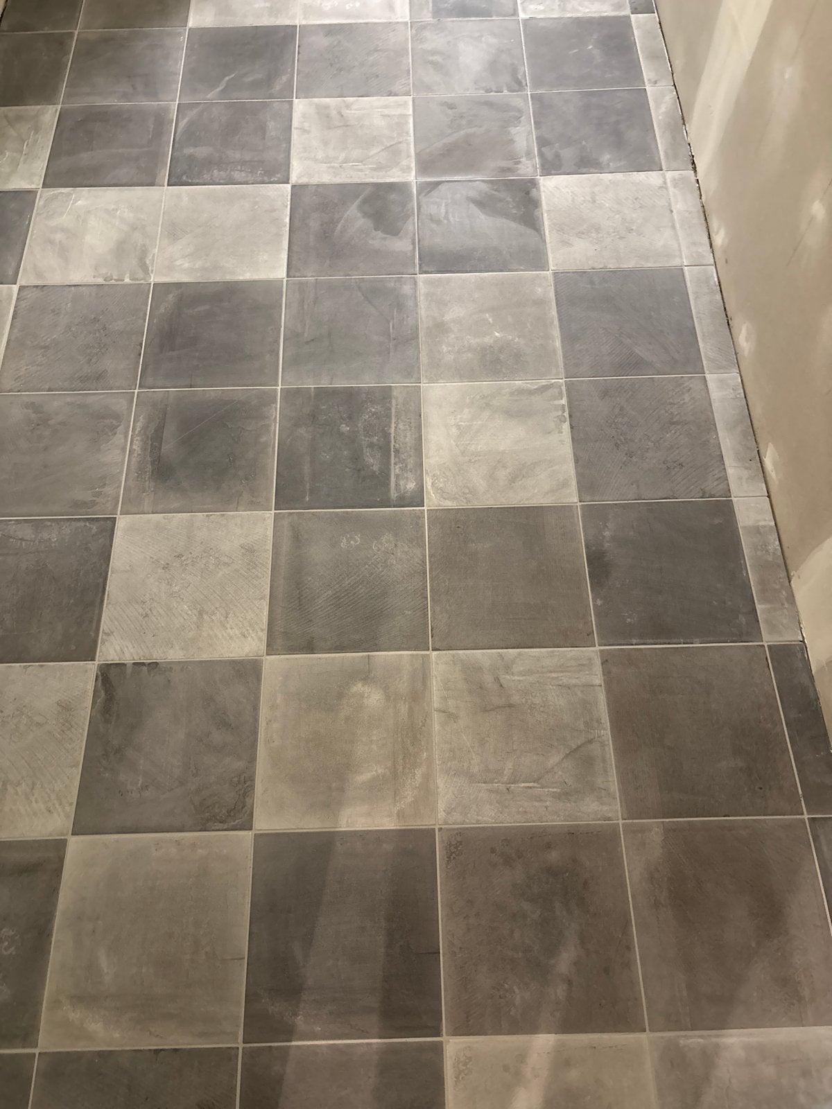 Betonlook tegels 30x30cm ruim 8m² over na klus, Doe-het-zelf en Verbouw, Ophalen, Keramiek, 5 tot 10 m², Zo goed als nieuw