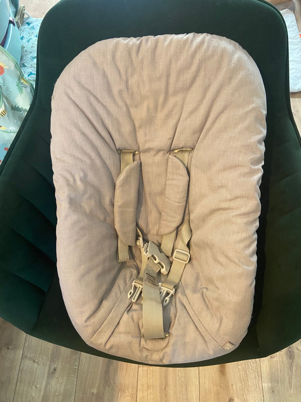 Stokke Tripp Trapp Newbornset grijs, Kinderen en Baby's, Ophalen, Gebruikt, Meegroeistoel