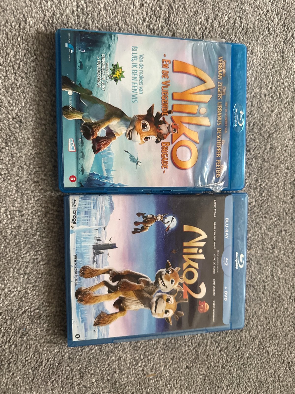Niko 1 & 2 Blu-ray - De Vliegende Brigade & Kleine Broer, Animatie, Alle leeftijden, Nederlands, Zo goed als nieuw
