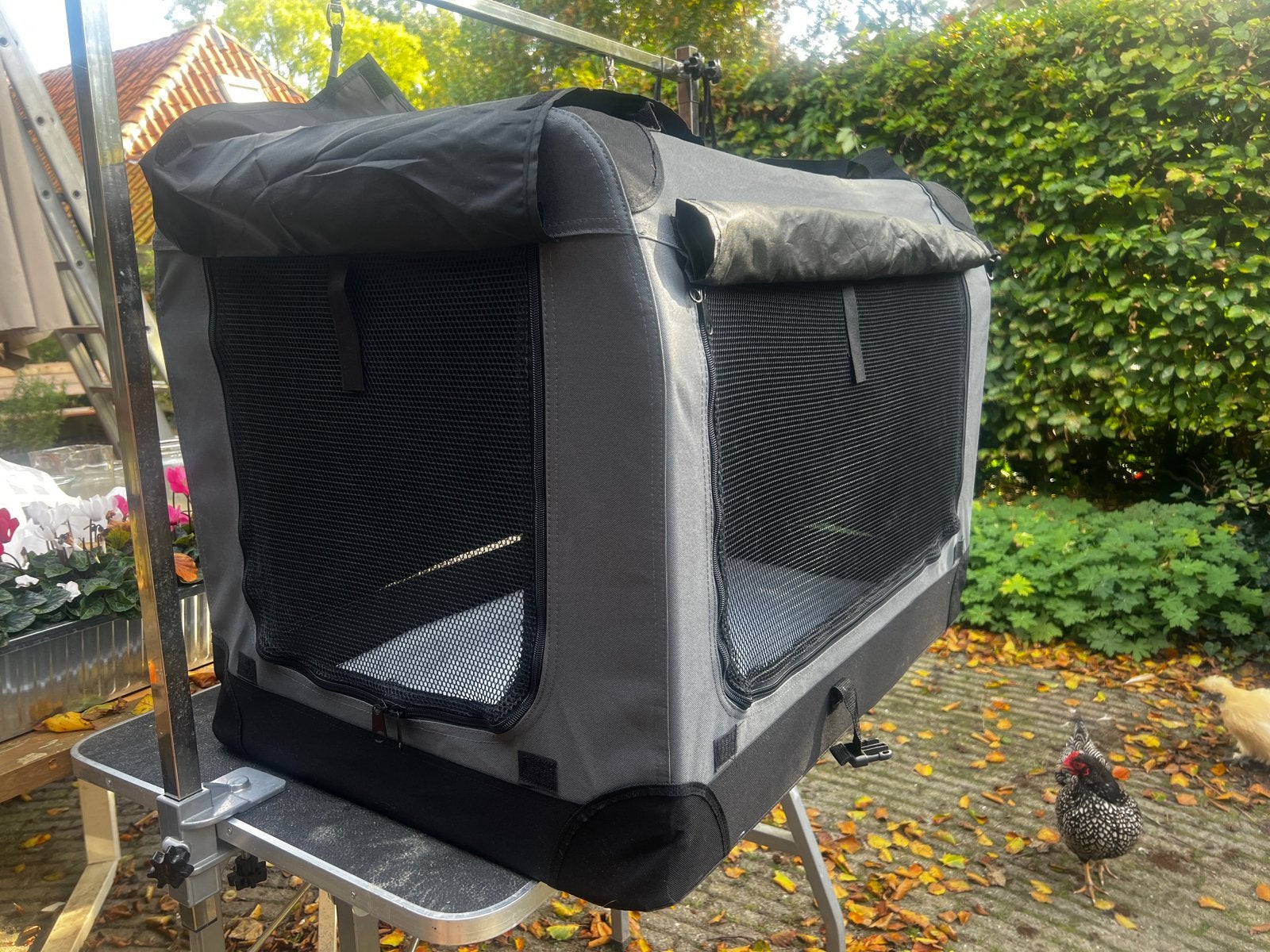 Opvouwbare stoffen hondenbench 57x57x80cm, Dieren en Toebehoren, Ophalen of Verzenden, Nieuw