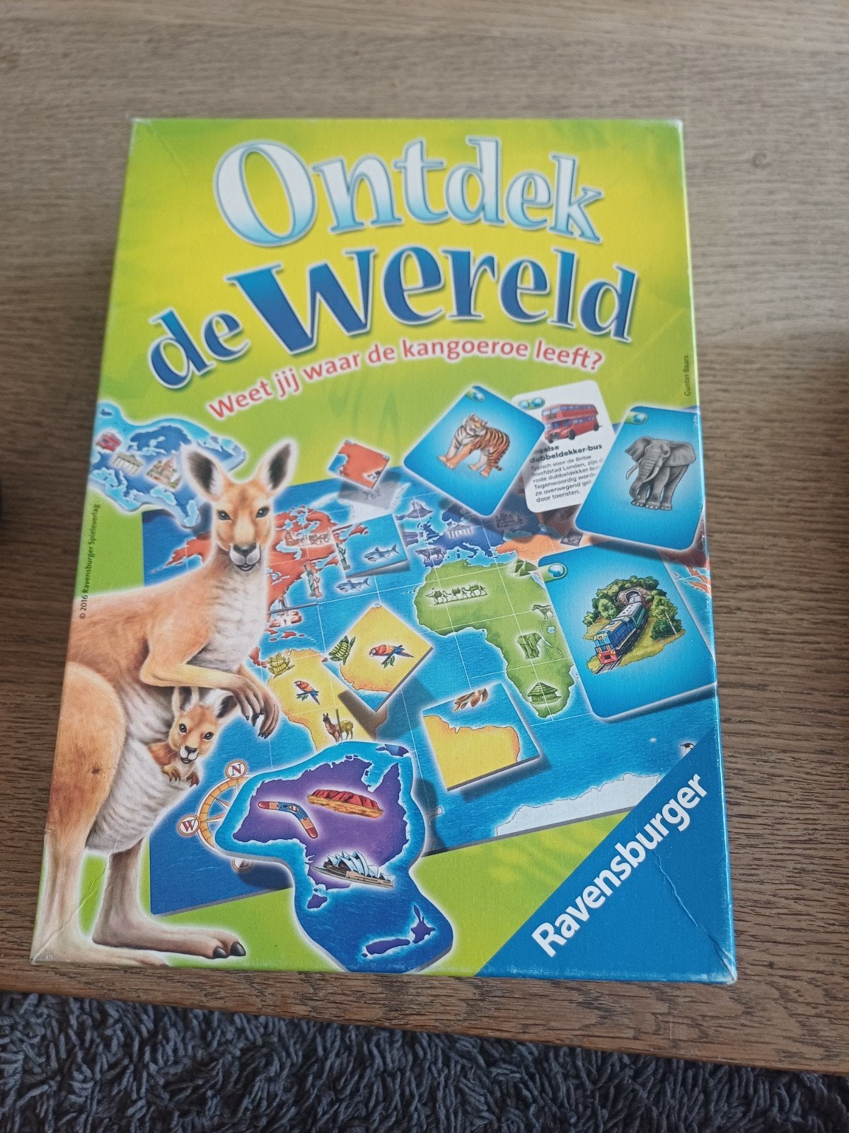 Ontdek de Wereld Bordspel - Gebruikt, Hobby en Vrije tijd, Een of twee spelers, Ophalen of Verzenden, Gebruikt, Ravensburger