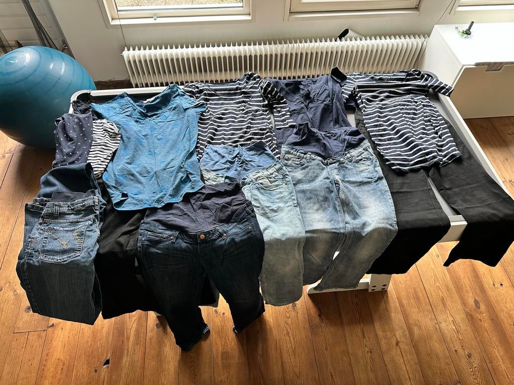 Positie kleding maat M/38 - Shirts en broeken, Kleding | Dames, Positiekleding, Overige kleuren, Zo goed als nieuw, Broek of Spijkerbroek
