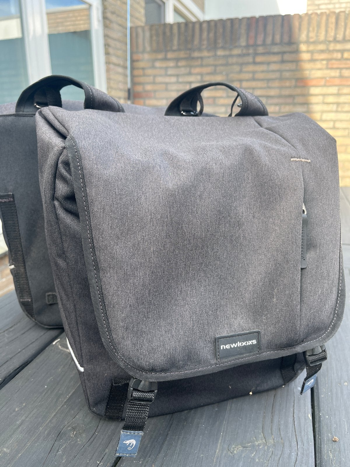 New Looxs Dubbele Fietstas - Zo goed als nieuw, Ophalen, Zo goed als nieuw