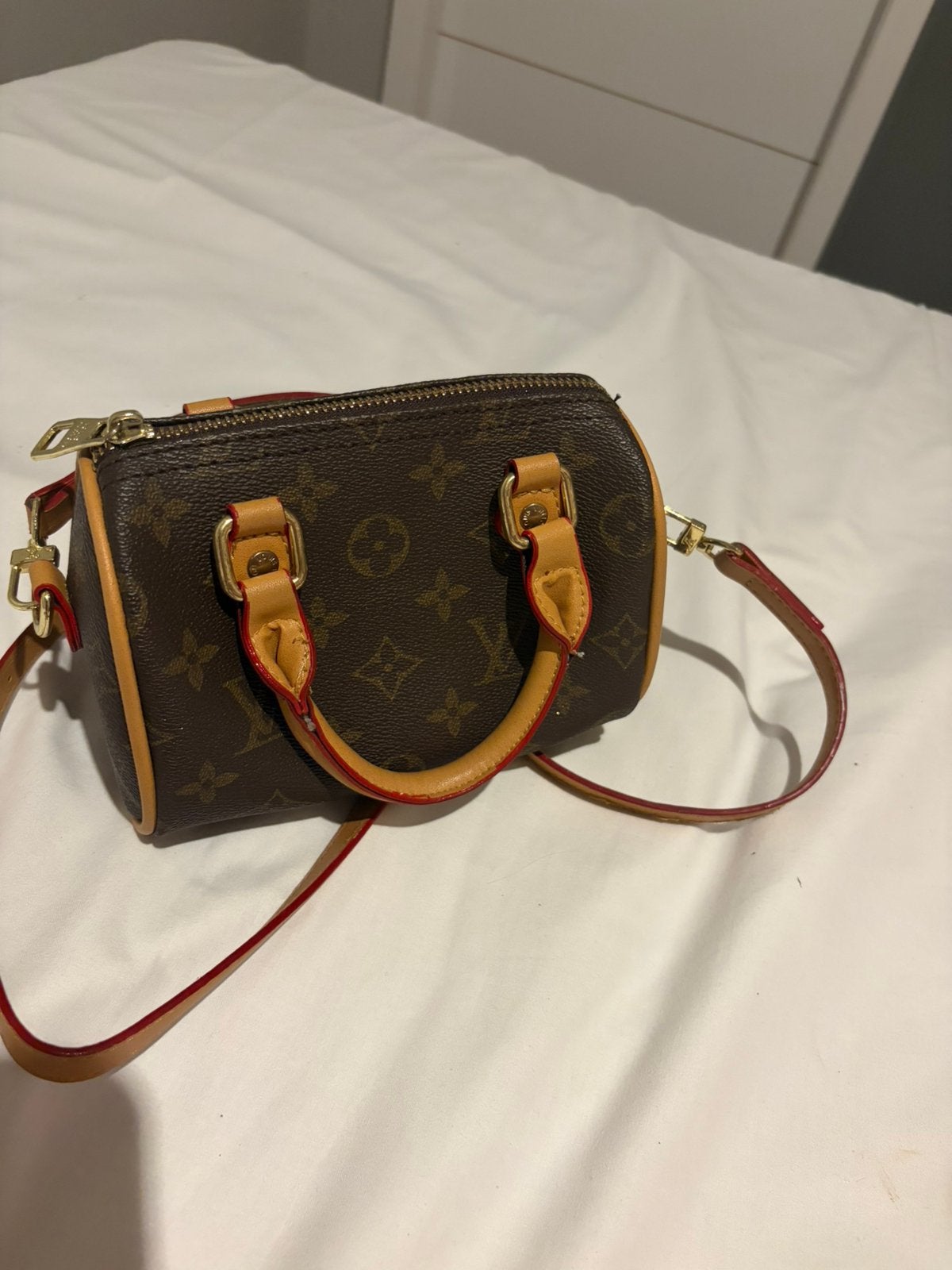louis vuitton tas, Sieraden, Tassen en Uiterlijk, Tassen | Damestassen, Verzenden, Zo goed als nieuw, Bruin, Handtas