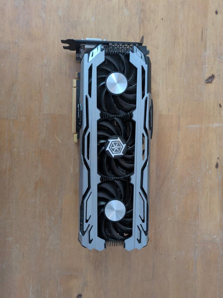 Inno3D GeForce GTX 1070 iChill X3 Grafische Kaart, Computers en Software, Videokaarten, PCI-Express 3, Gebruikt, HDMI, Ophalen of Verzenden
