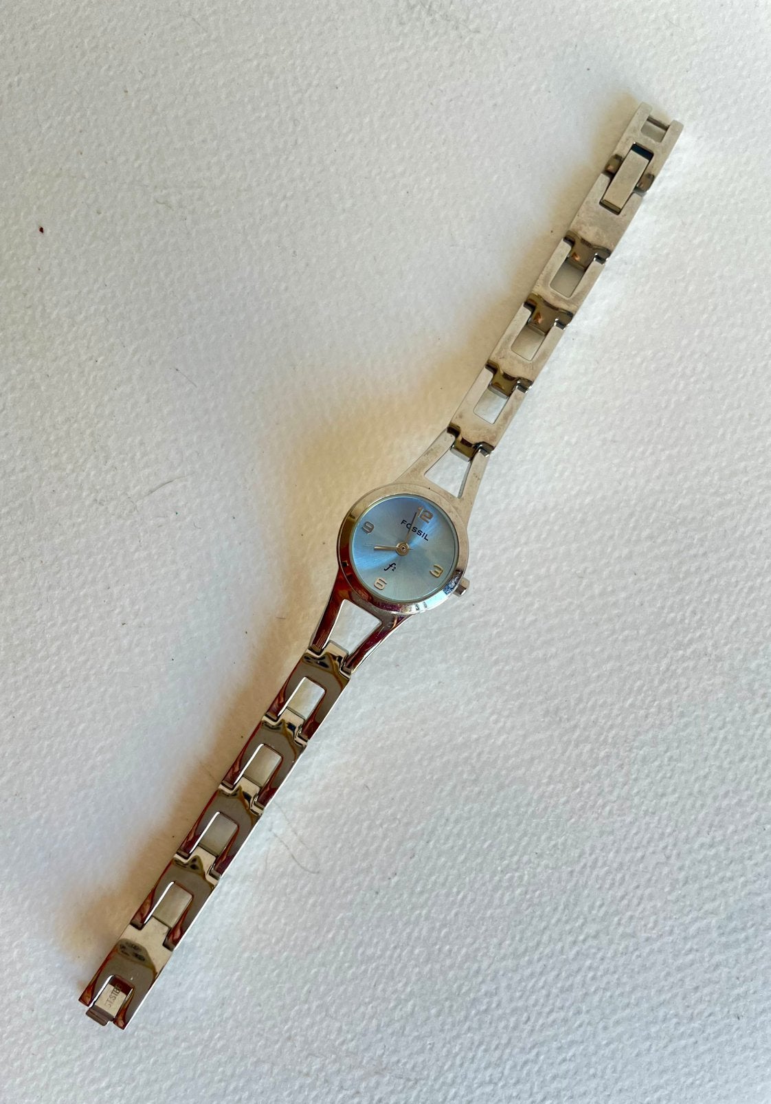 Horloge fossiel, Overige merken, Staal, Polshorloge, 1960 of later