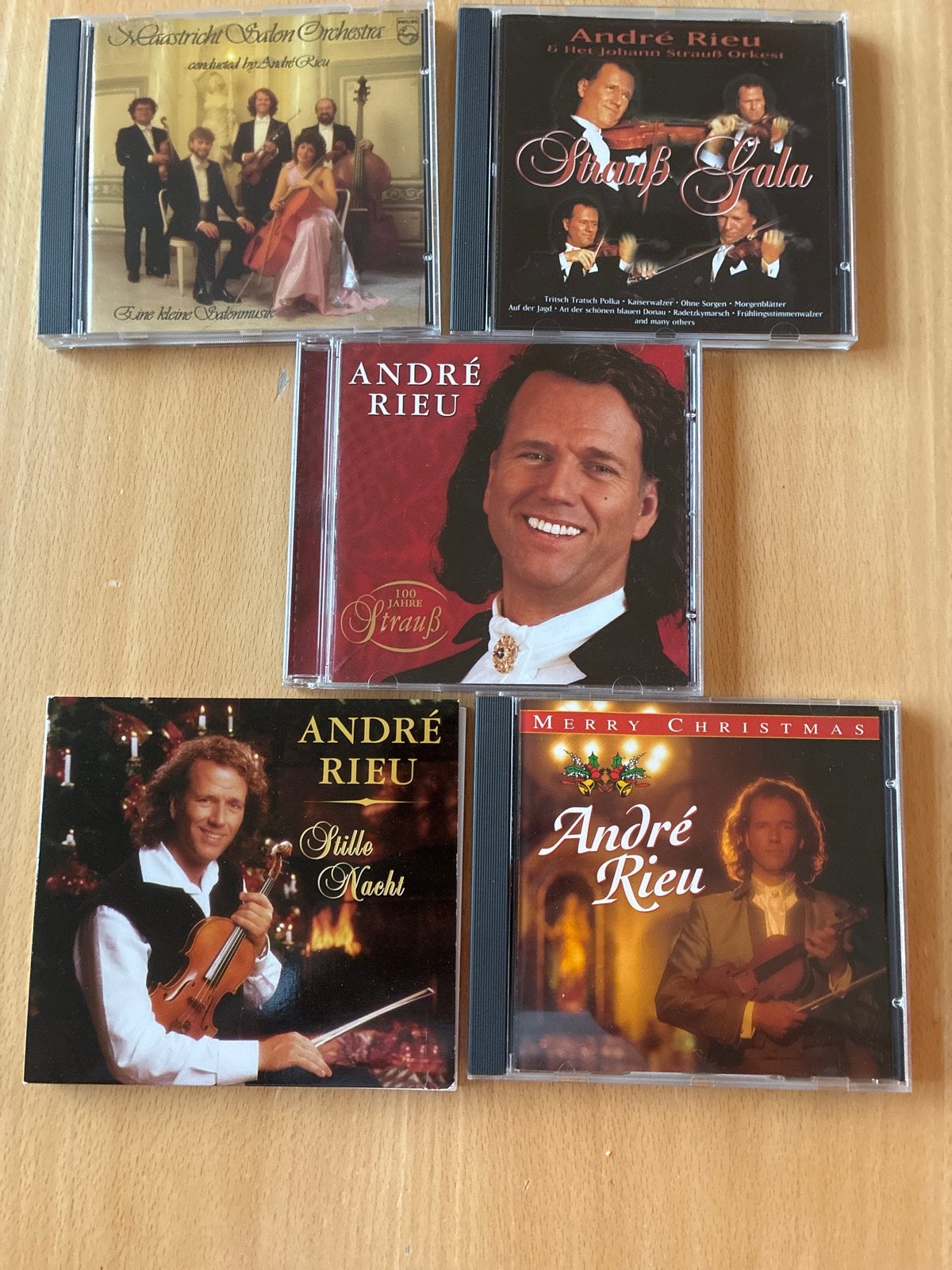 André Rieu CD collectie - 5 klassieke albums, Cd's en Dvd's, Cd's | Klassiek, Gebruikt, Overige componisten, Modernisme tot heden